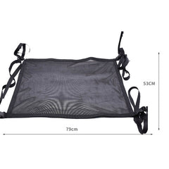 Car Storage Network Pocket Car Roof Seating Room Mesh Folding Hanging Bag, Style:, Single Layer