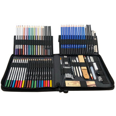 KALOLR YW-PC083  83 in 1 Portable Sketch Tool Water-Soluble Color Lead Metal Color Lead Combination Sketch Drawing Set, YW-PC083