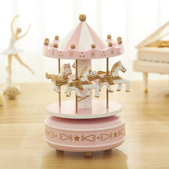 Sky City Carousel Clockwork Music Box Couples Birthday Gift, K0131 Star Blue, K0132 Star Pink, K0111 Star Red, K0121 Flowers Grass Red, K0112 Flowers Grass Rose, K0233 Dot Red, K0232  Dot Blue + Pink, K0231 Dot Blue, K0321 Red White