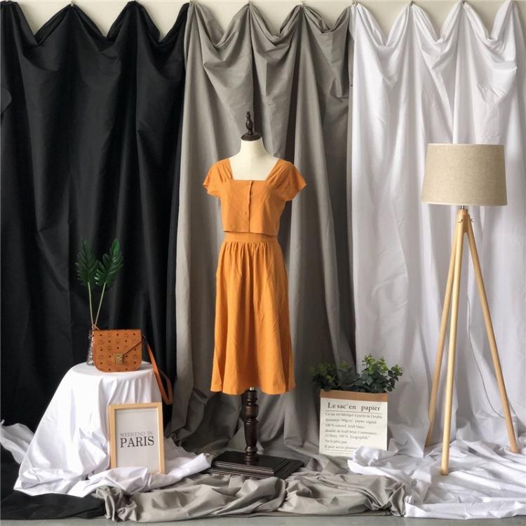 Photo Background Cloth Increased Widened Photography Cloth Live Broadcast Solid Color Cloth, 1 x 1.2m