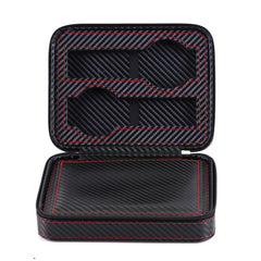 PU Leather Full Carbon Fiber Zipper Watch Bag Watch Storage Display Box, Style:, 02 Watch Position, 04 Watch Position, 08 Watch Position Carbon Fiber
