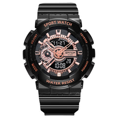 SANDA Outdoor Leisure Waterproof Multifunctional Luminous Electronic Watch