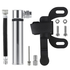Manual Mini Portable Bicycle Aluminum Alloy Pump Basketball Football Inflatable Cylinder, Aluminum Alloy Pump(Black), Aluminum Alloy Pump(Red), Aluminum Alloy Pump(Silver)
