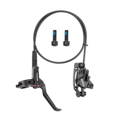 Meroca M800 Bicycle Brake Mountain Bike Universal Bilateral Brake Oil Pressure Disc Brake, Style:, 1 Pair Oil Brakes, 1 Pair Oil Brakes + 1 Pair Disc Brakes, Right Front 800mm, Left Back 1400mm, Right Front 800mm + Disc Brake                           ...