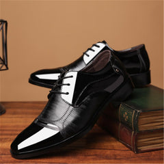 Fashion Men Leather Soft Business Casual Shoes, 38, 39, 40, 41, 42, 43, 44, 46