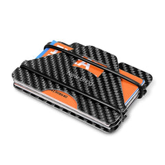 New Bring Metal Card Holder Anti-Demagnetization Anti-Theft Brush Anti-RFID Card Holder Ultra-Thin Card Holder Men Wallet