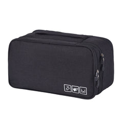 Travel Waterproof Storage Bag Underwear Storage Finishing Bag, Black, Gray, Violet, Wine Red, Sky Blue, Navy