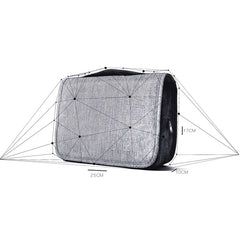 Travel Waterproof Wash Bag Portable Dust-Proof Storage Bag Hanging Cosmetic Bag, Purple, Black, Grey, Wine Red, Sky Blue, Navy