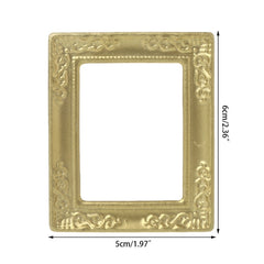 Doll House Toy Accessories Miniature Decorative Pattern Frame
