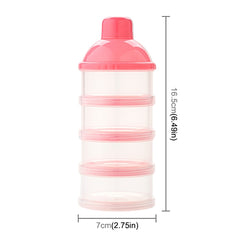Portable Milk Powder Formula Dispenser Food Container Storage Feeding Box for Baby