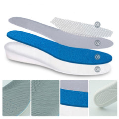 Men and Women Casual EVA Breathable Sports Invisible Heightened Insole, 3.5cm