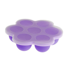 7 Grid Baby Food Container Infant Fruit Breast Milk Storage Box Freezer Tray Crisper