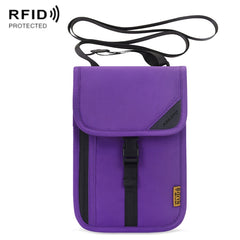 1062 Travel Passport Bag RFID Multi-Function Document Holder Hanging Neck Ticket Protective Case, 1062 Blue, 1062 Purple, 1062 Black, 1062 Light Grey, 1062 Gray, 1062 Rose Red