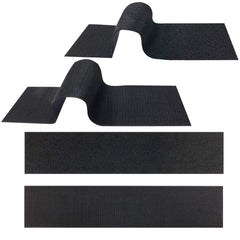 Car License Plate Hook And Loop Fastener High Temperature Resistance Polyester Double-Sided Fixed Stickers, 100x500mm