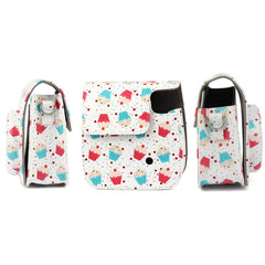 Full Body Camera PU Leather Case Bag with Strap for FUJIFILM instax mini 9 / mini 8+ / mini 8, Ice Cream Cake, Dessert Series