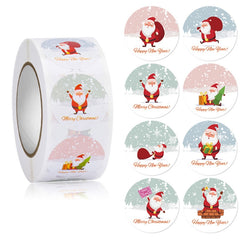 Christmas Gift Sticker Decoration Label Sealing Sticker, HA048, HA049, HA050, HA051, HA052, HA131, HA132, HA133, HA134