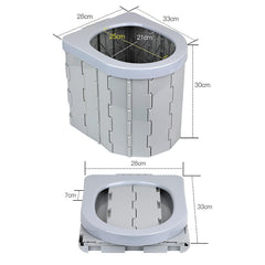 Car Toilet Integrated Portable Folding Toilet Self-Driving Tour Outdoor Camping Toilet, Car Toilet(Sky Blue), Car Toilet(Light Gray), Car Toilet(Black)