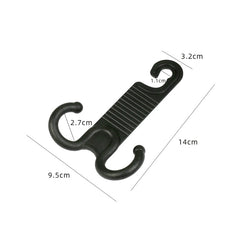 2 Pairs Car Chair Back Tough Invisible Car Hook Portable Installation Does Not Hurt Car Hook, 2 Pairs Car Hook