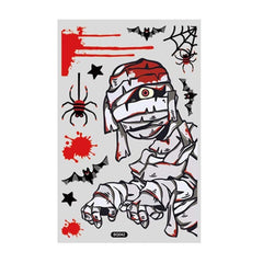 Halloween Decoration Static Wall Stickers, BQ041 Death, BQ042 Mummy, BQ043 Zombie, BQ044 Vampire, BQ045 Lying Window Pumpkin, BQ046 Pumpkin, BQ047 Ghost, BQ048 Mummy, BQ049 Bat, BQ050 Ghost House, BQ051 Tree, BQ052 Scarecrow
