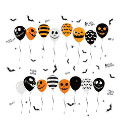 Halloween Horror Glass Decoration Sticker Balloon Electrostatic Sticker, Balloon Electrostatic Sticker