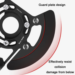 WEST BIKING YP0719259 Mountain Bike Chain Guide Support 32T-38T Gear Piece, WEST BIKING YP0719259
