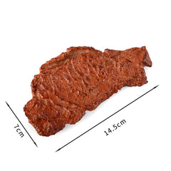 Simulation Food Model Photo Photography Props, 1 PC Fragrant Steak, 1 PC Linger Steak, 1 PC Brushed Steak, 2 PCS Chicken Wings, 3 PCS Pork Mouth, 3 PCS Poached Egg, 3 PCS Hot Dog, 3 PCS Squid, 4 PCS Broccoli, 4 PCS Mushroom, 4 PCS Corn, 10 PCS Root    ...