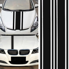 Car Hood Stickers Modified Racing Striped Ethylene Body Sticker