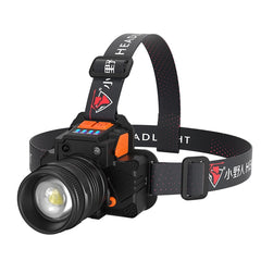 SASQUATCH T50 USB Charging Smart Sensor Head-Mounted Fishing Light Zoom Headlight Outdoor Miners Lamp,Style:, T8  (2 x 1200MA  Battery), T8  (2 x 2000MA Battery)