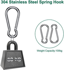 24 in 1 304 Stainless Steel Fixed Shade Sail Accessories Diamond Buckle Flower Basket Spring Buckle, Spec:, 24 PCS / M6 Set, 24 PCS / M8 Set, 24 PCS / M6 Set (Yellow), 24 PCS / M8 Set (Yellow)