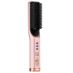 2 In 1 Curling And Straightening Dual-Use Mini Multi-Function Hair Straightener, Colour :, White, Red, Pink, Black, Blue, Purple