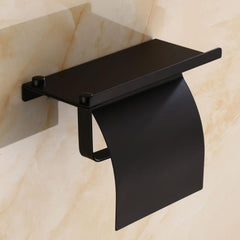 4103 Stainless Steel Roll Paper Holder Mobile Phone Paper Towel Rack Hotel Bathroom Rack, Color:, Mirror, Black, Gold, Rose Gold