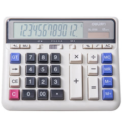 Deli 2135 Computer Keyboard Calculator Big Button Bank Office Finance Accounting Solar Calculator, 2135