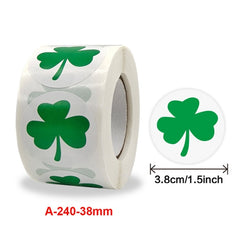 Clover Party Event Packaging Bag Decoration Sticker, Clover Sticker