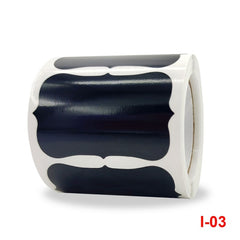 Special-shaped PVC Waterproof Blackboard Wine Bottle Sticker, 55x35mm
