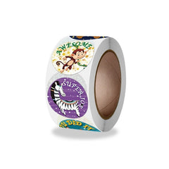 Children Roll Cute Encouragement Stickers Gift Decoration Sealing Stickers, 2.5cm / 1 Inch