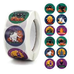 Halloween Childrens Toy Stickers Gift Decoration Gift Sealing Stickers, 2.5cm / 1 Inch