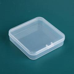 20 PCS Square Plastic Box With Cover Transparent Storage Box PP Parts Tool Box Electronic Component Accessories Box, 20 PCS Square