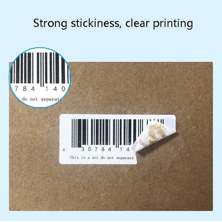 Sc5030 Double-Row Three-Proof Thermal Paper Waterproof Barcode Sticker, 30 x 15  mm (5000 Pieces), 50 x 30  mm (5000 Pieces), 50 x 25  mm (5000 Pieces), 40 x 30  mm (5000 Pieces), 35 x 70 mm (1000 Pieces), 30 x 45 mm (2000 Pieces)