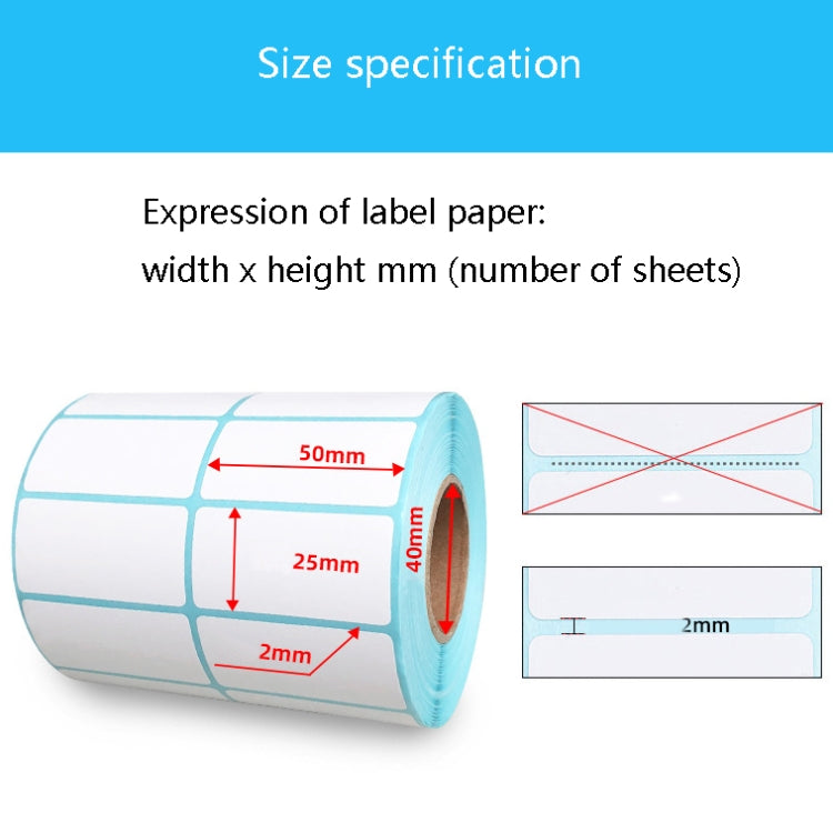 Sc5030 Double-Row Three-Proof Thermal Paper Waterproof Barcode Sticker, 30 x 15  mm (5000 Pieces), 50 x 30  mm (5000 Pieces), 50 x 25  mm (5000 Pieces), 40 x 30  mm (5000 Pieces), 35 x 70 mm (1000 Pieces), 30 x 45 mm (2000 Pieces)