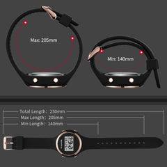 SYNOKE 9108 Student Silicone Strap Electronic Watch, Black, Pink