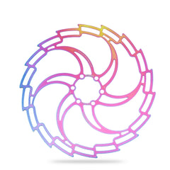 IIIPRO Bike Disc Mountain Bike Hollow Disc Dish Six Nail Brake Pad, Style:, 160mm, 180mm, 203mm