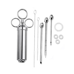 Stainless Steel Seasoning Turkey Syringe Kitchen Seasoning Syringe, 8 in 1, 9 in 1, 10 in 1