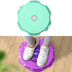 KINGZE Home Waist Twist Board Fitness Equipment Sports Abdomen Revolving Twisting Machine, Purple, Fresh Green, Purple + Pull Rope, Fresh Green + Pull Rope