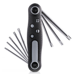 8 In 1 Bicycle Repair Portable Folding Allen Wrench, Phillips Slotted, Inner Hexagon, Torx