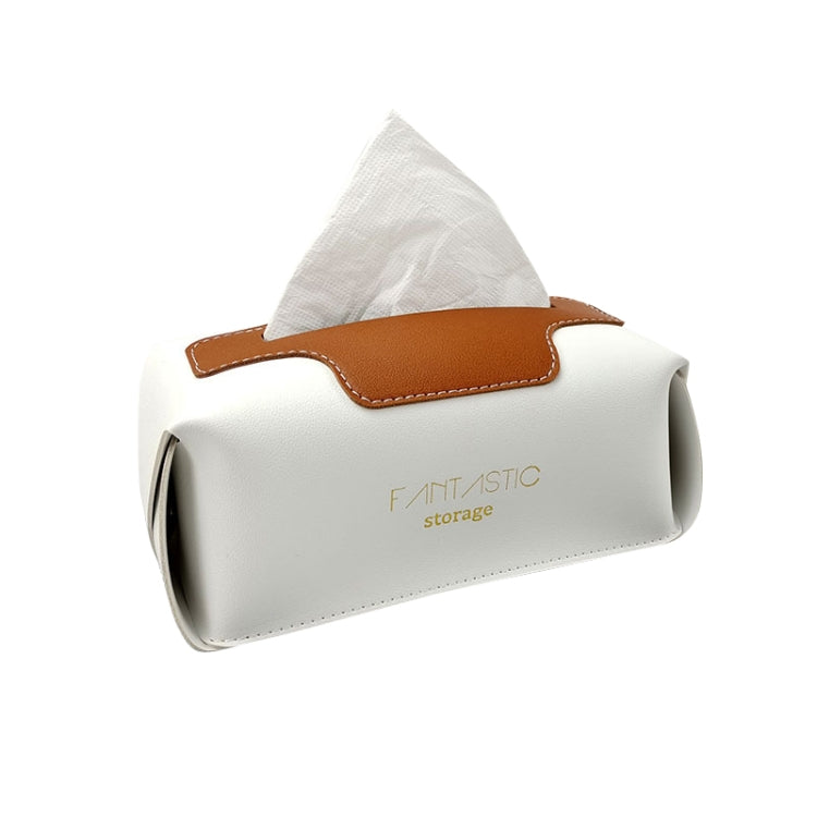 SJM0041 Car PU Paper Tissue Box Hotel Napkin Paper Box Toilet Paper Box