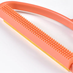 Hair Sticking Ball-Removing Brush Winter Clothing Woolen Coat Manual Depilator And Hair Removal Brush, Blue, Orange