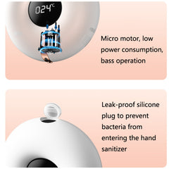 ZC01 Intelligent Wall-Mounted Hand Washing Automatic Soap Dispenser Induction Foamer, ZC01 White