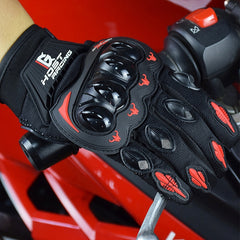GHOST RACING GR-ST04 Motorcycle Gloves Anti-Fall Full Finger Riding Touch Gloves, L, XXL, M, XL