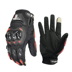 GHOST RACING GR-ST04 Motorcycle Gloves Anti-Fall Full Finger Riding Touch Gloves, L, XXL, M, XL