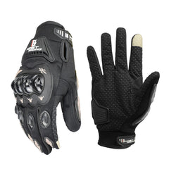 GHOST RACING GR-ST04 Motorcycle Gloves Anti-Fall Full Finger Riding Touch Gloves, L, XXL, M, XL